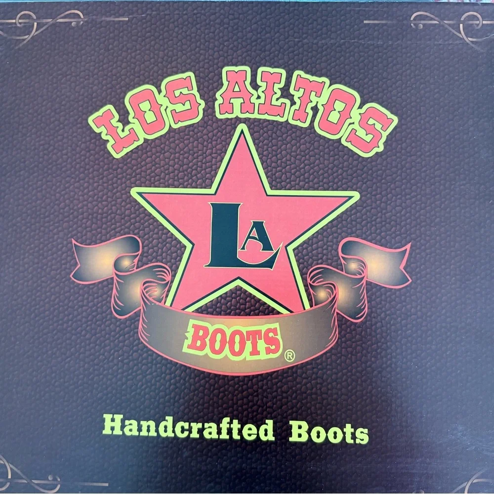 NWT/NIB Men's Leather Cowboy Boots size 9.5 wide. - Picture 12 of 13